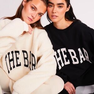THE BAR Cream Fleece Sweatshirt